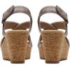 image:imageClarks Womens Rose StyleTaupe Metallic Synthetic
