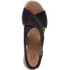 image:imageClarks womens WedgeWedge SandalBlack Suede