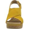 image:imageClarks womens WedgeWedge SandalGolden Yellow Leather 010