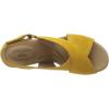image:imageClarks womens WedgeWedge SandalGolden Yellow Leather 010