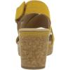 image:imageClarks womens WedgeWedge SandalGolden Yellow Leather 010