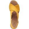 image:imageClarks womens WedgeWedge SandalGolden Yellow Leather