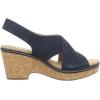 image:imageClarks womens WedgeWedge SandalNavy