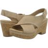 image:imageClarks womens WedgeWedge SandalSand Leather 010