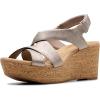 image:imageClarks Womens Rose StyleTaupe Metallic Synthetic