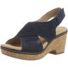 image:imageClarks womens WedgeWedge SandalNavy