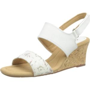 image:imageClarks Womens Modern SandalWhite Leather
