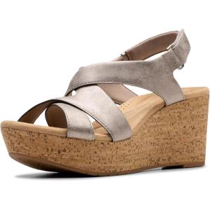 image:imageClarks Womens Rose StyleTaupe Metallic Synthetic