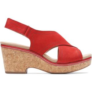 image:imageClarks womens WedgeWedge SandalRed