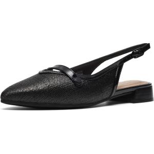 image:imageClarks Womens Natalyn Sling Ballet FlatBlack Raffia
