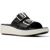 image:imageClarks Womens Drift BuckleBlack Woven