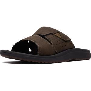 image:imageClarks Mens Breeze Slide SandalDark Brown Synthetic