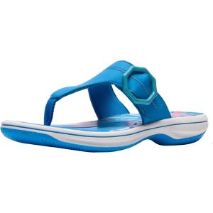 image:imageClarks Womens Breeze Cove Cloudsteppers FlipFlopBright Blue Synthetic