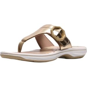 image:imageClarks Womens Breeze Cove Cloudsteppers FlipFlopChampagne