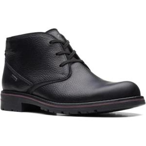 image:imageClarks Mens Morris Peak WaterproofBlack Tumbled Leather