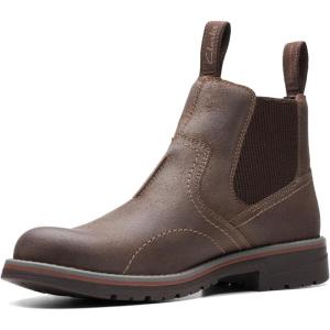 image:imageClarks mens Morris Easy WaterproofDark Brown Waxy