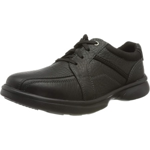 image:imageClarks Mens Laceup Shoes Leather ShoesBlack Black Tumbled Leather