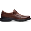 image:imageClarks Mens Gessler Step LoafersDark Tan Leather