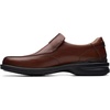 image:imageClarks Mens Gessler Step LoafersDark Tan Leather