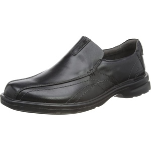 image:imageClarks Mens Gessler Step LoafersBlack Black Leather