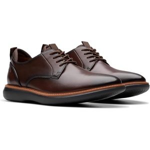 image:imageClarks Mens Brantin Plain OxfordDark Brown Leather