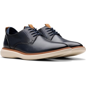 image:imageClarks Mens Brantin Plain OxfordNavy Leather