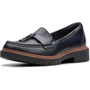 Navy Leather