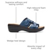 image:imageClarks Womens Merliah CoralBlue Leather